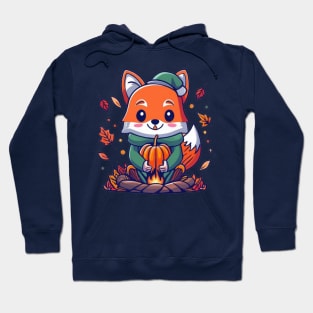 cute fox fall season Hoodie